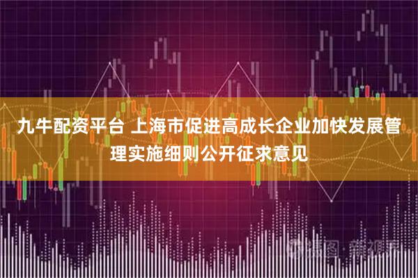 九牛配资平台 上海市促进高成长企业加快发展管理实施细则公开征求意见