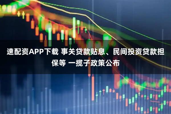 速配资APP下载 事关贷款贴息、民间投资贷款担保等 一揽子政策公布