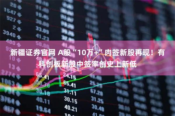 新疆证券官网 A股“10万+”肉签新股再现！有科创板新股中签率创史上新低